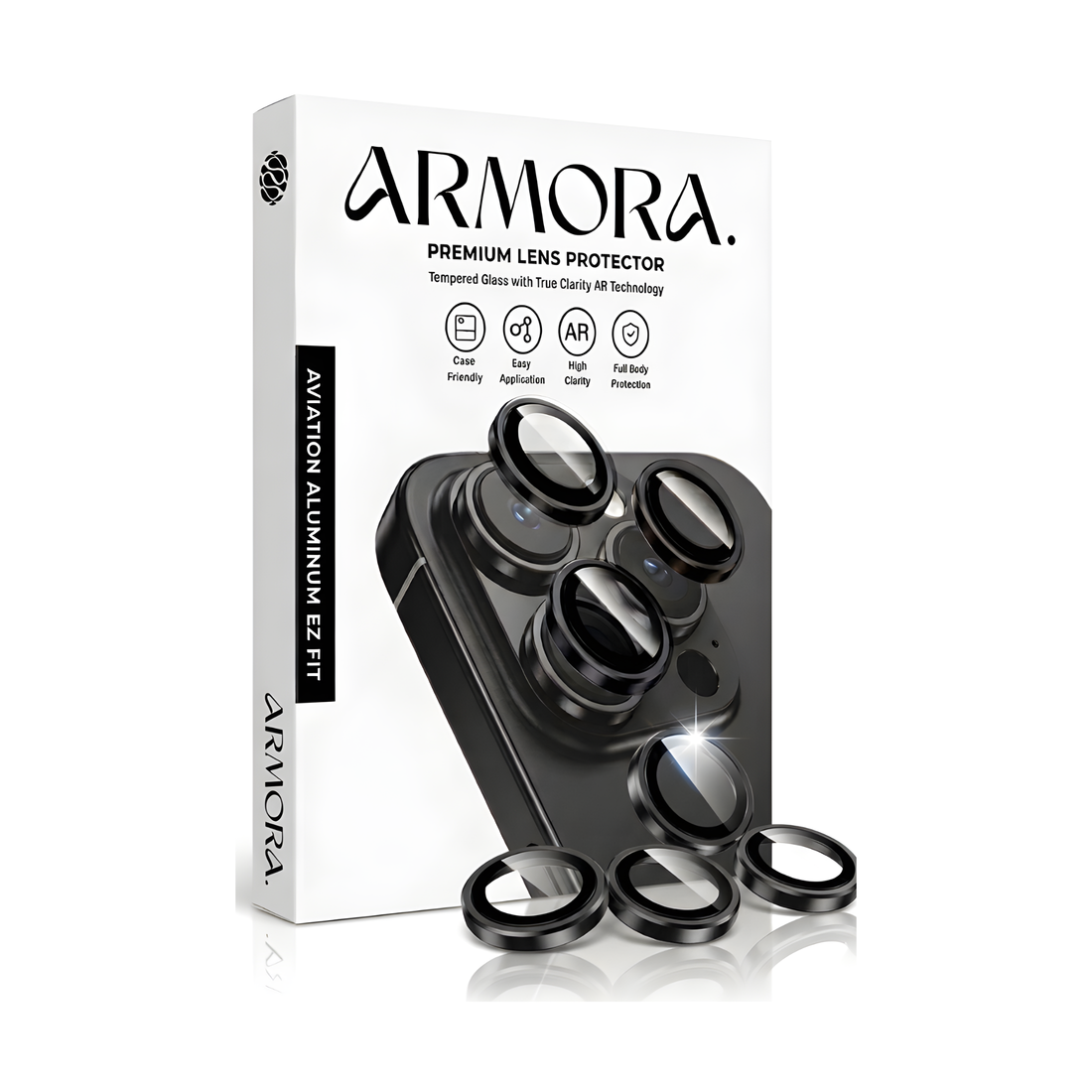 واقي عدسات كاميرا ARMORA للايفون