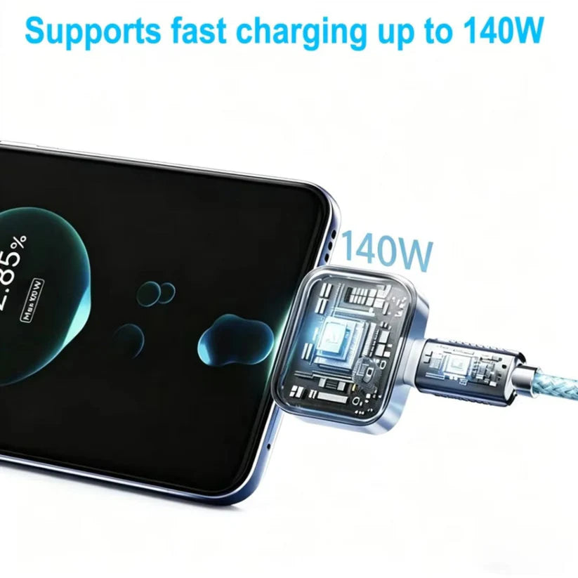 Armora 140W AI Smart Auto-Disconnect USB-C Charger Adapter