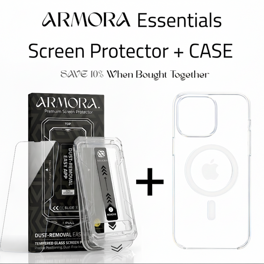 ARMORA Essentials ( Case + Screen Protector )