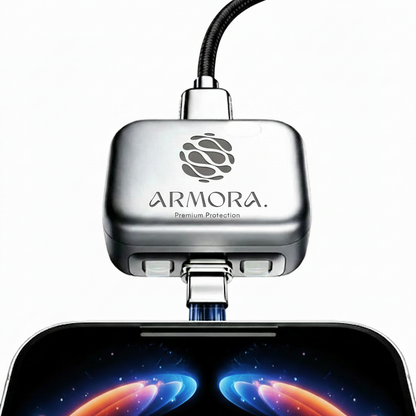 Armora 140W AI Smart Auto-Disconnect USB-C Charger Adapter